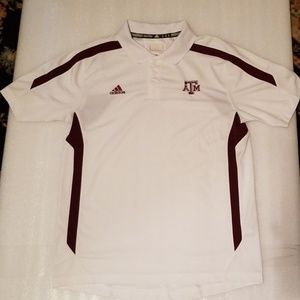 Texas A&M Adidas Climalite Polo